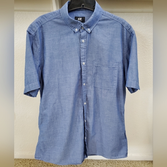 Set of 2: Co-ord Set Midnight Blue Cotton Button Down Kurta with Flared Skirt